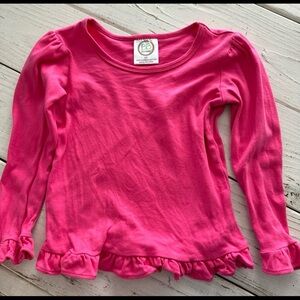 Pink Flutter Long Sleeve Tee